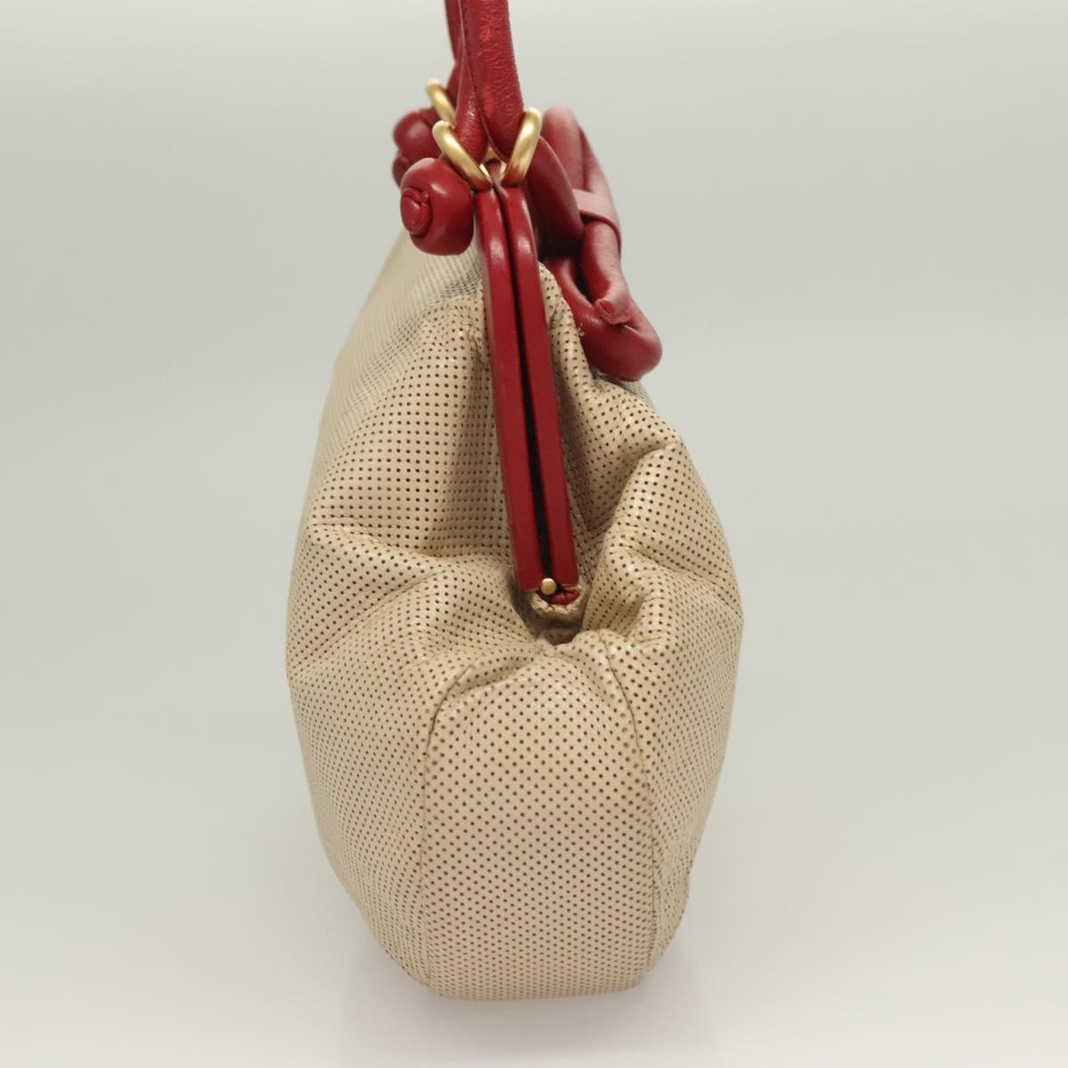 Chanel, Beige, Leather, shoulder