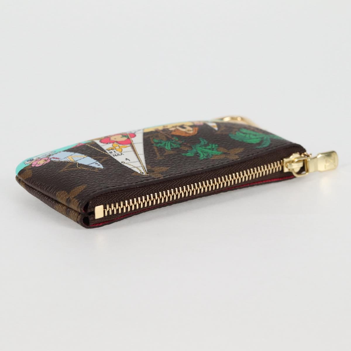 Louis Vuitton Vivienne, Brown, Canvas, wallet