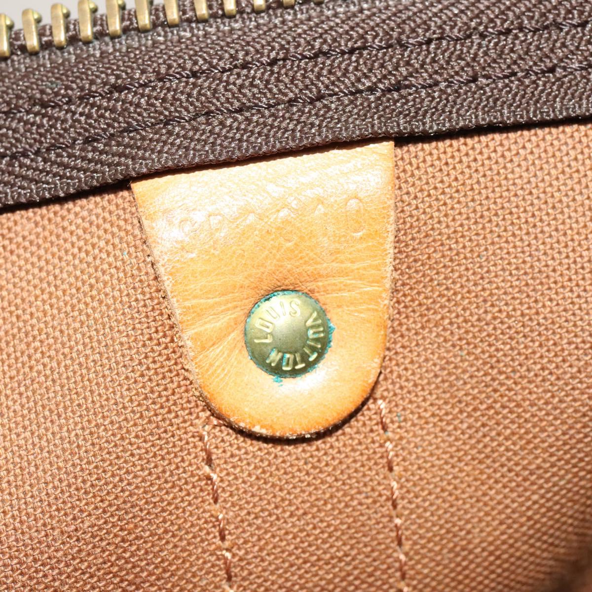 Louis Vuitton Keepall Bandoulière 55, Brown, Canvas, travel