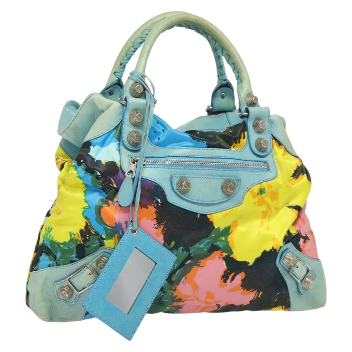 Balenciaga Giant Mini City, Multicolour, NYLON, handbag