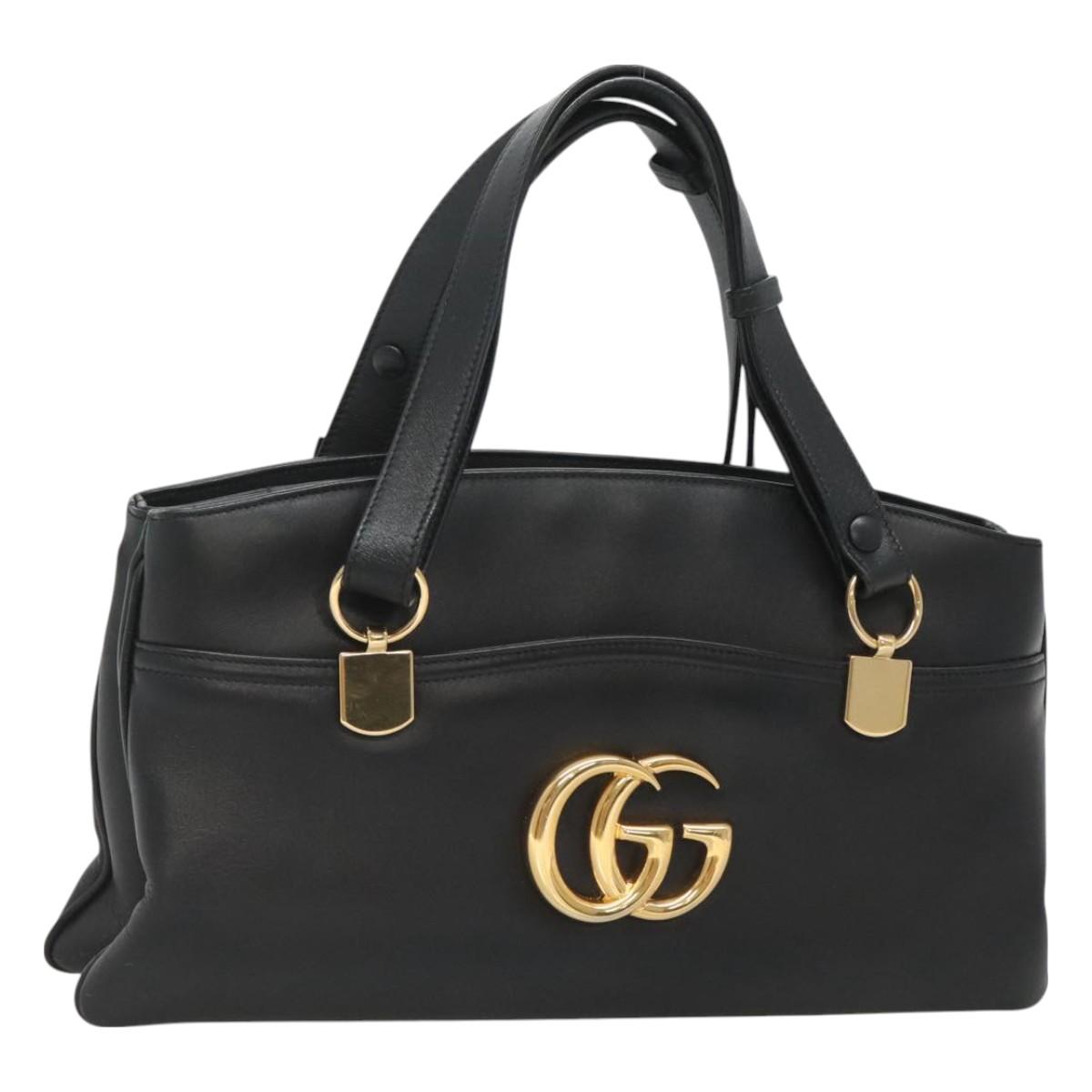 Gucci Arli, Black, Leather, handbag