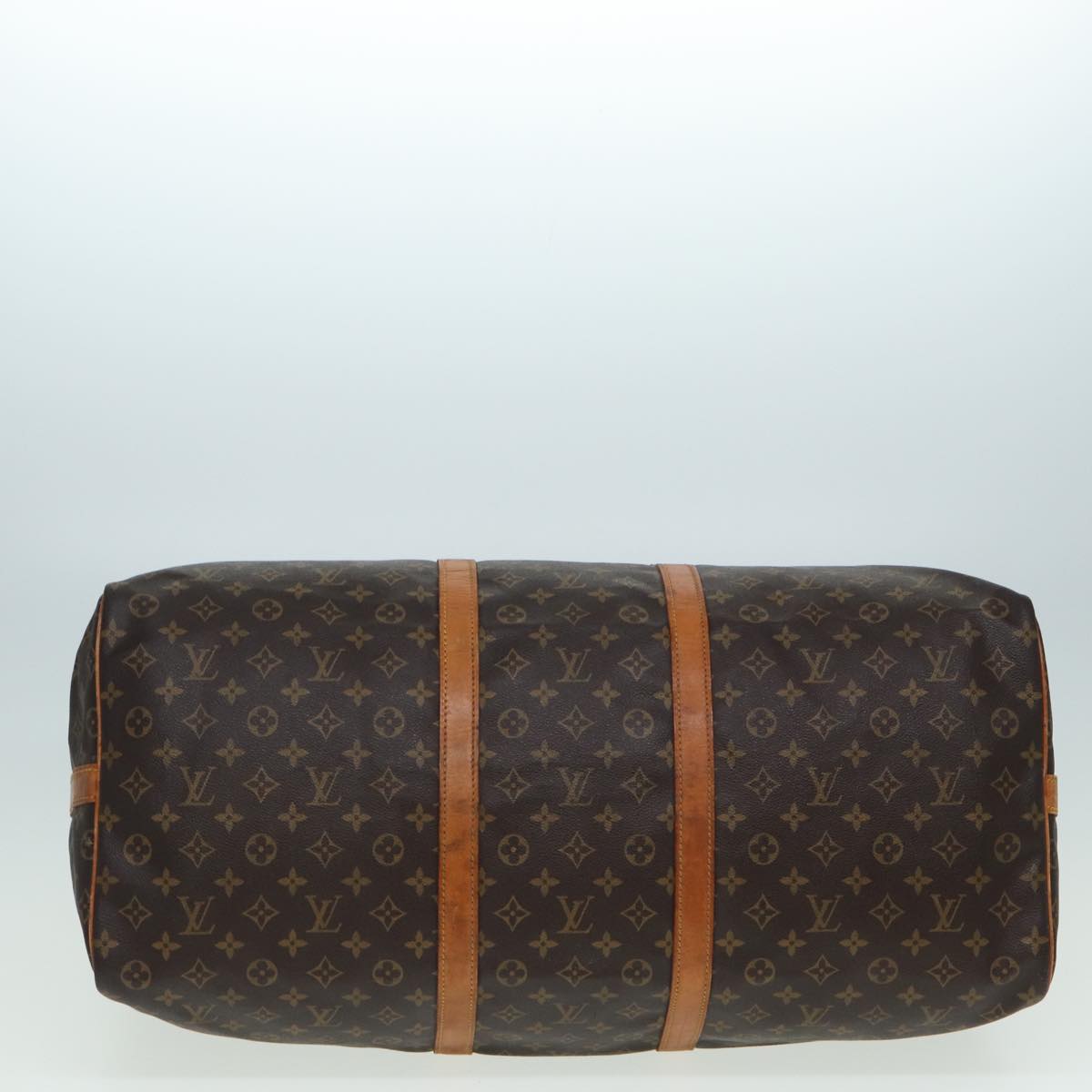 Louis Vuitton Keepall 60, Brown, Canvas, travel