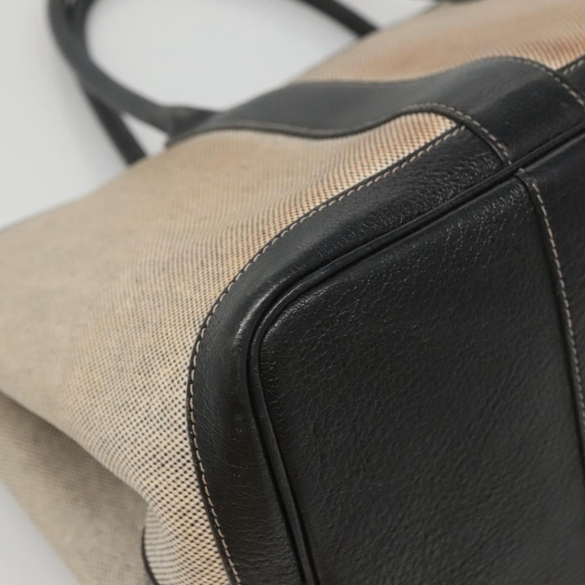 Hermès Garden Party, Beige, Canvas, tote