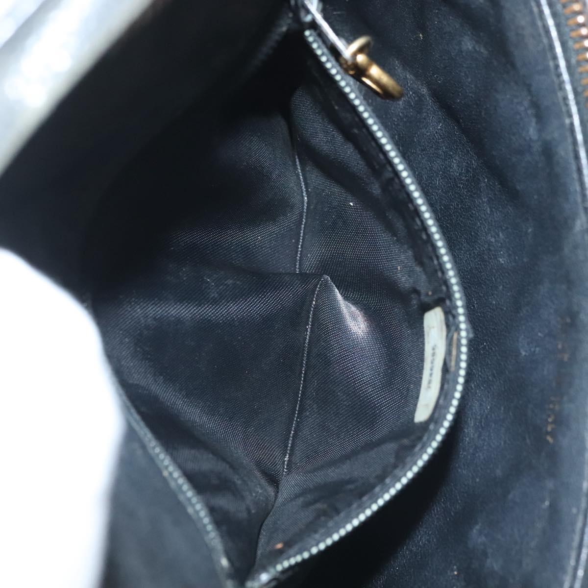 Chanel Vintage, Black, Leather, shoulder