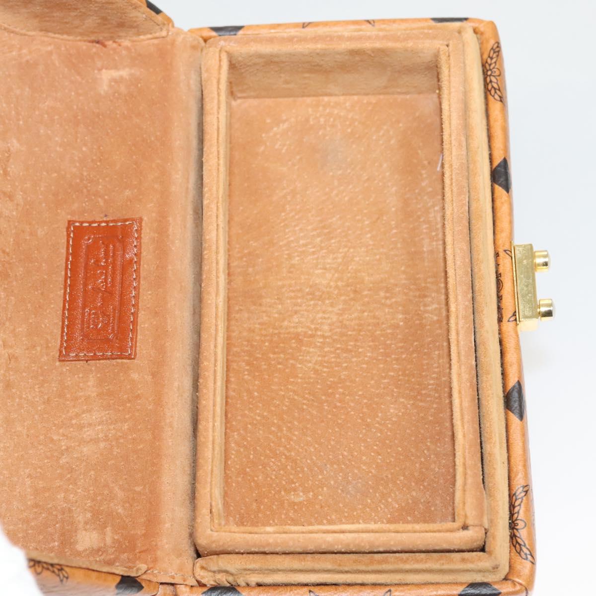 MCM Visetos, Brown, Canvas, handbag