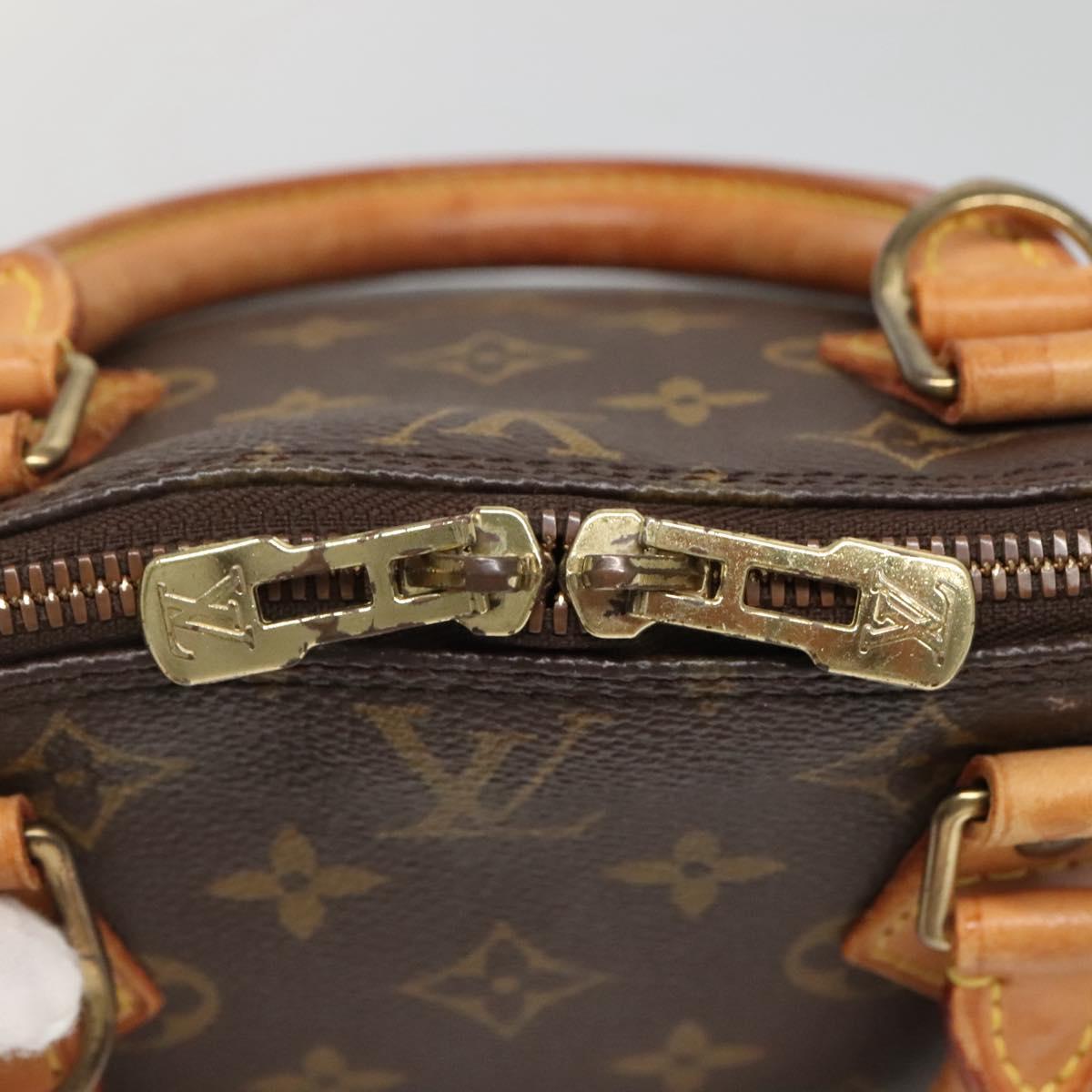 Louis Vuitton Alma, Brown, Canvas, handbag