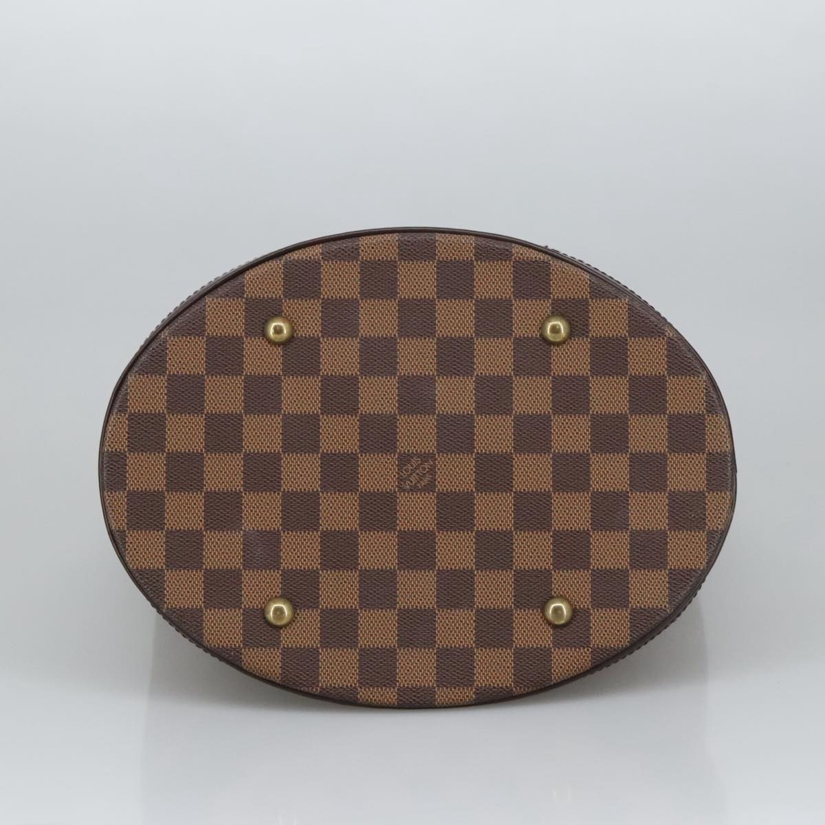 Louis Vuitton Bucket GM, Brown, Canvas, shoulder