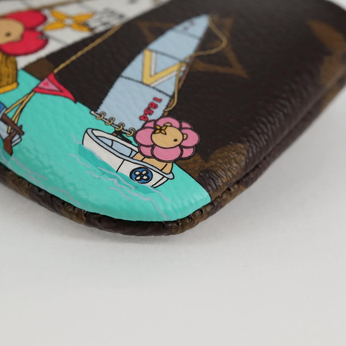 Louis Vuitton Vivienne, Brown, Canvas, wallet