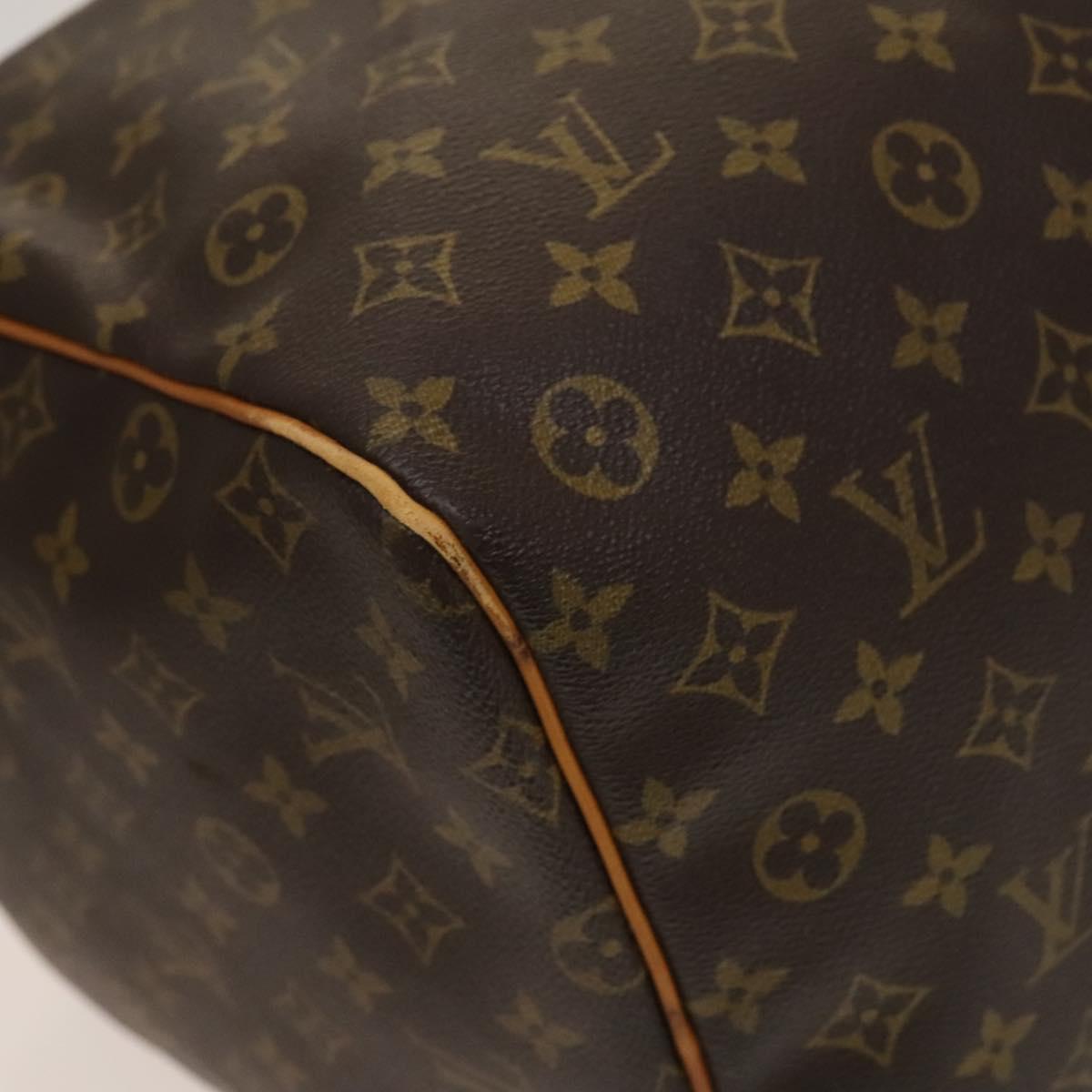 Louis Vuitton Keepall 60, Brown, Canvas, travel