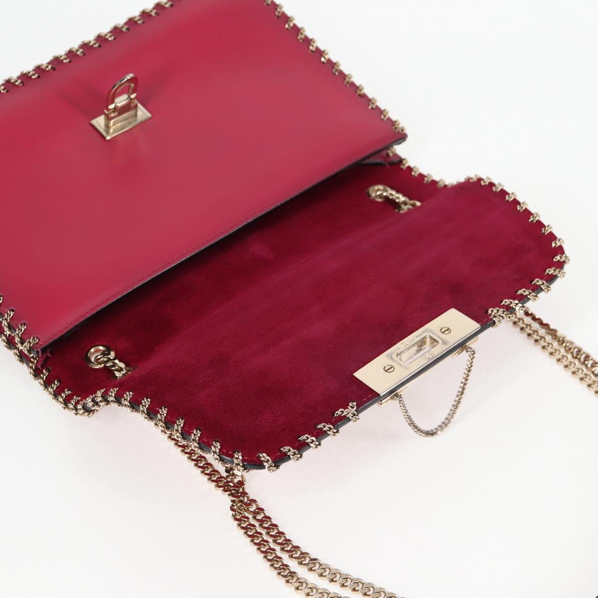 Valentino Garavani Demilune, Pink, Leather, shoulder