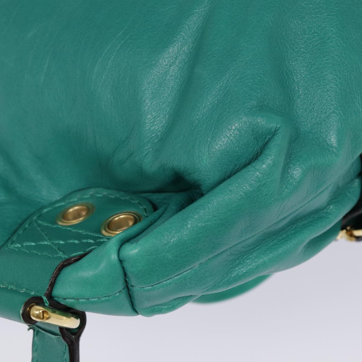 Gucci, Green, Leather, backpack