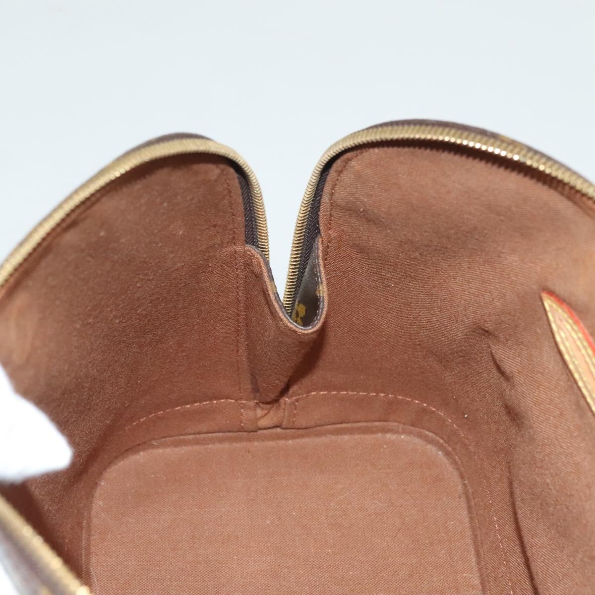 Louis Vuitton Alma, Brown, Canvas, handbag
