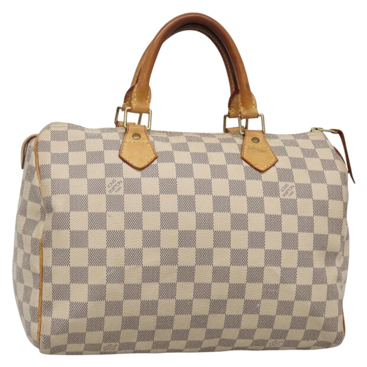 Louis Vuitton Speedy 30, Beige, Canvas, handbag
