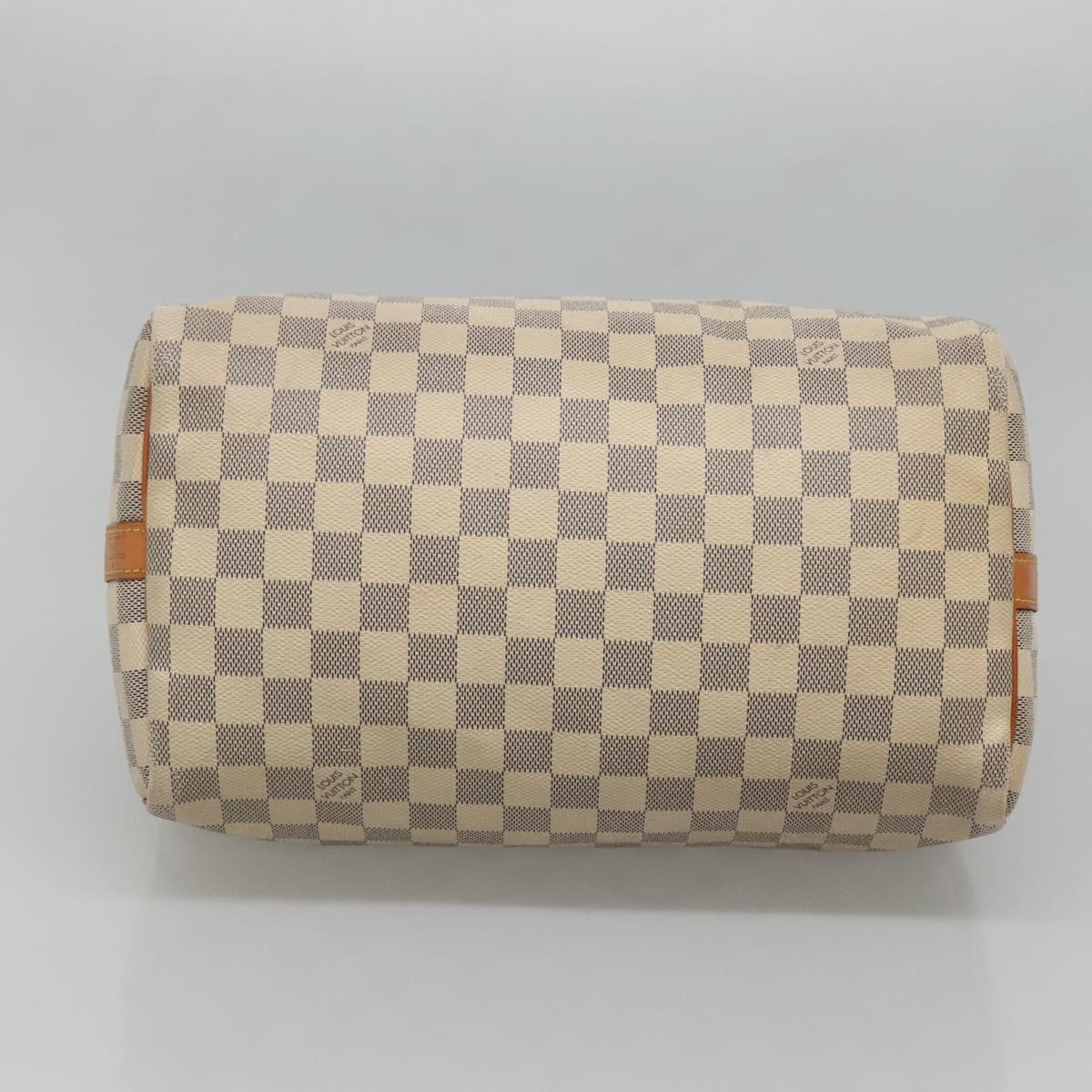 Louis Vuitton Speedy Bandoulière 30, White, Canvas, handbag