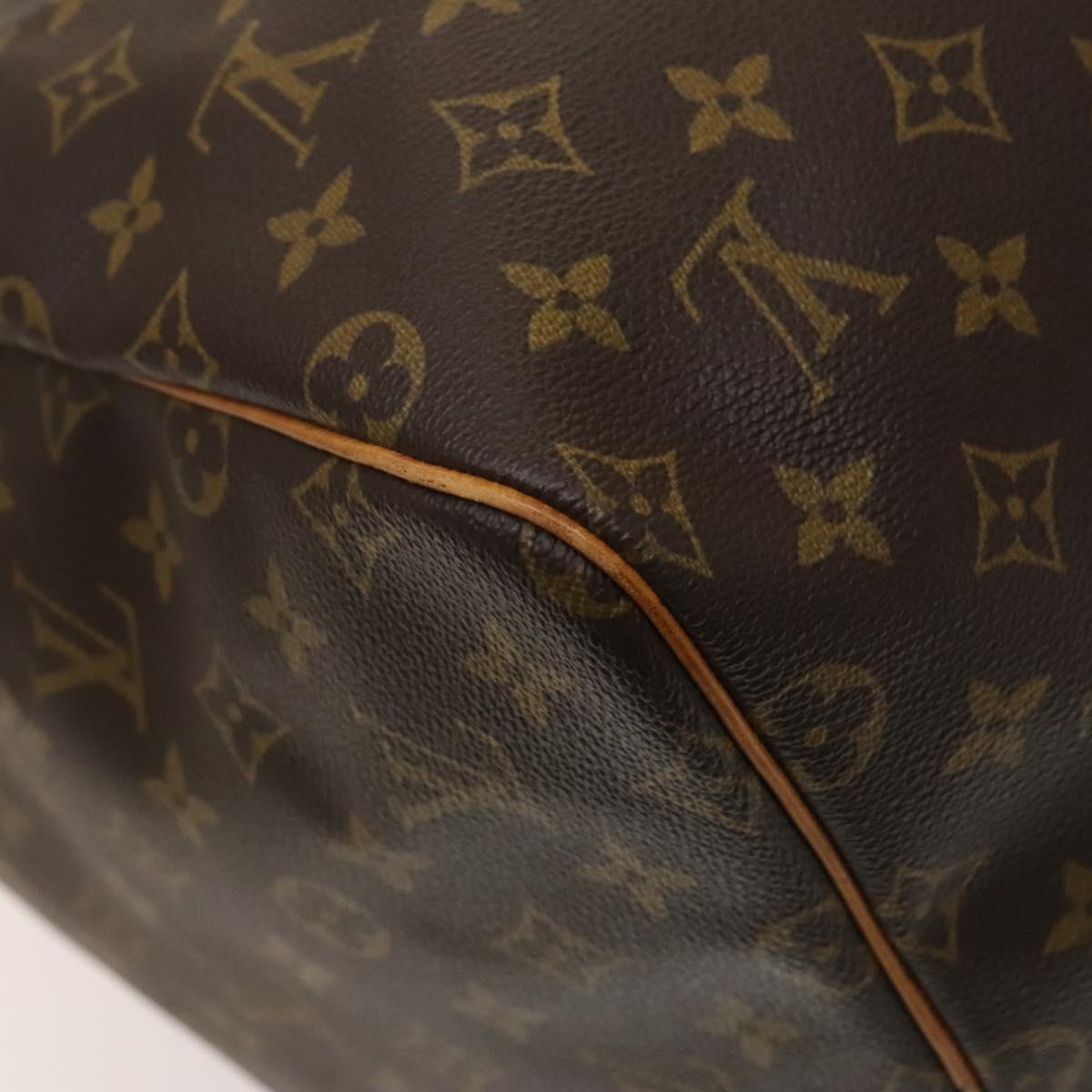 Louis Vuitton Keepall 55, Brown, Canvas, travel