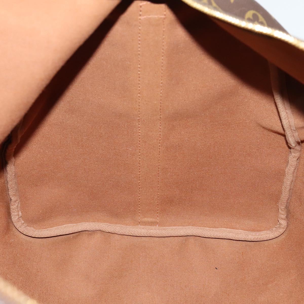 Louis Vuitton Keepall Bandoulière 60, Brown, Canvas, travel