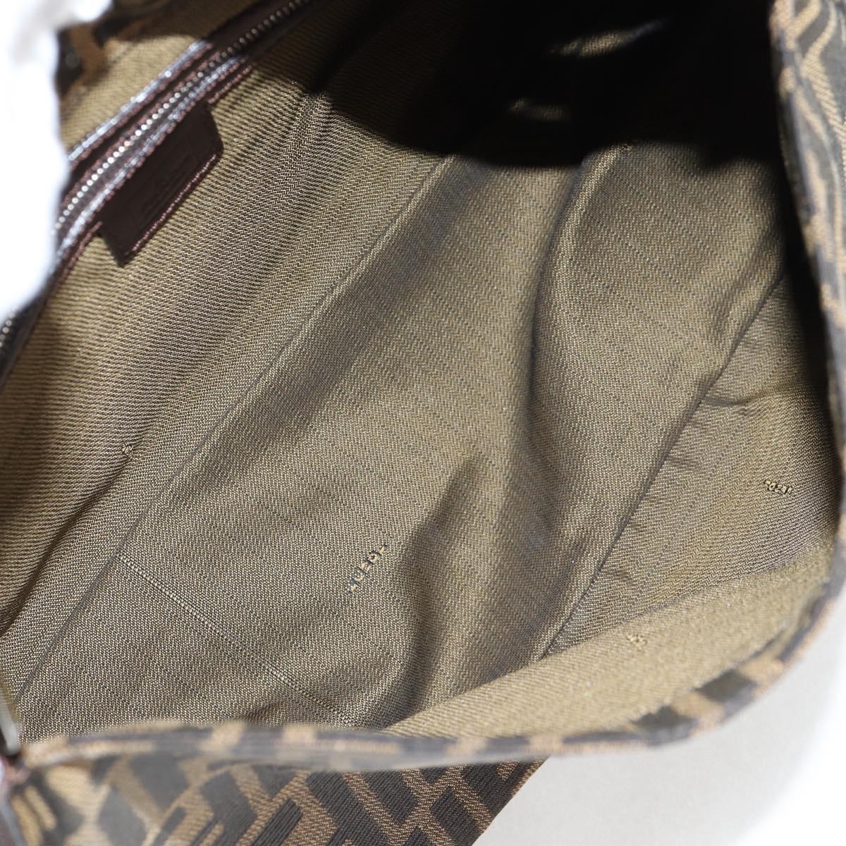 Fendi Mamma Baguette, Black, Canvas, shoulder
