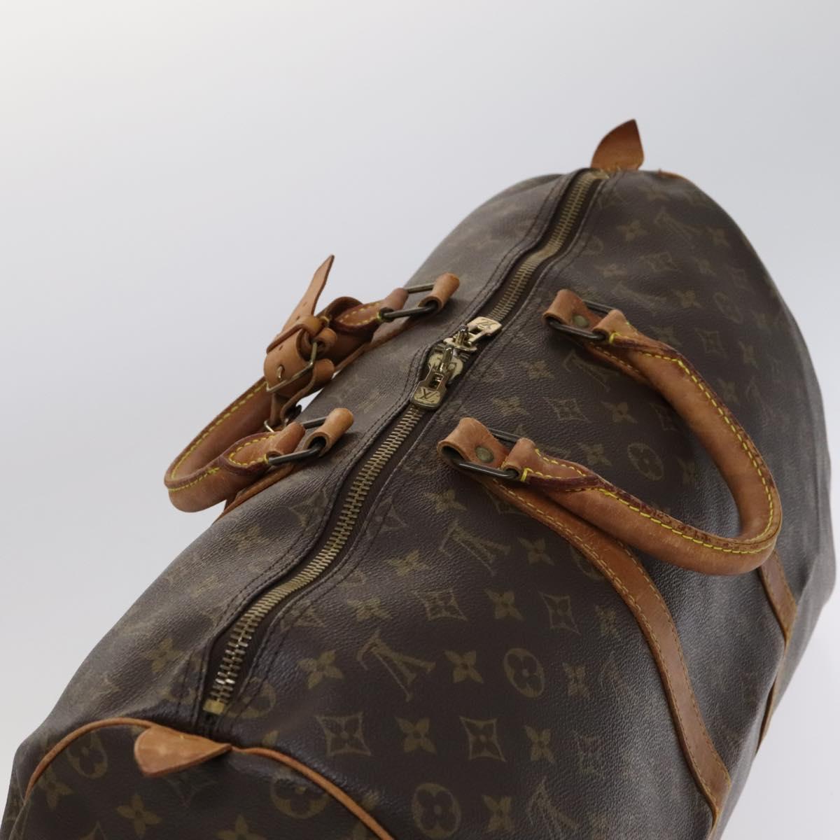 Louis Vuitton Keepall 50, Brown, Canvas, travel