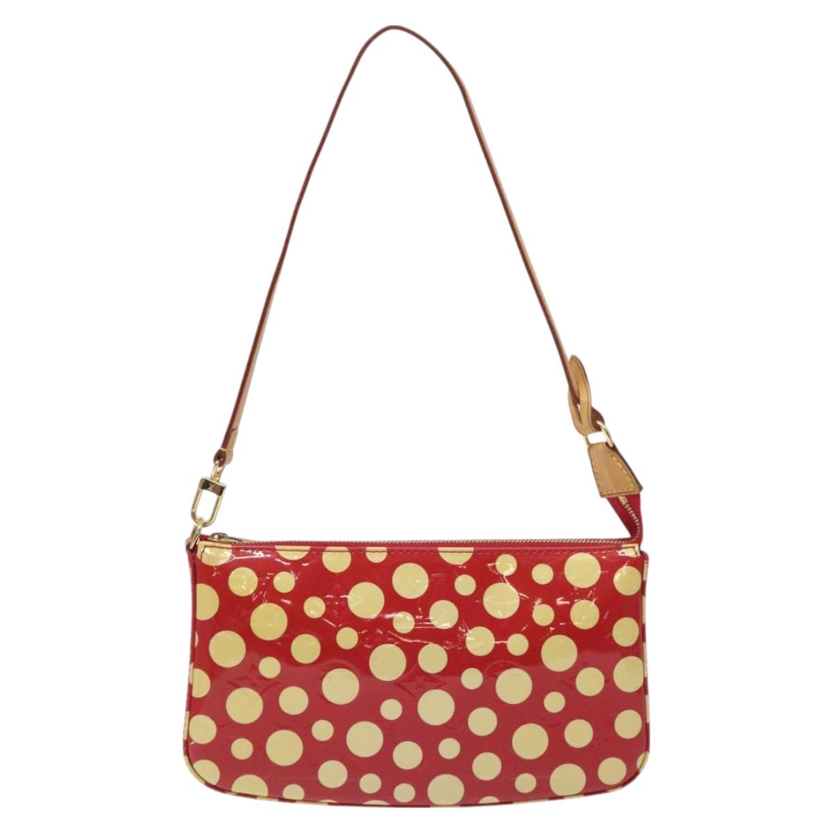 Louis Vuitton Pochette Accessoire, Red, Patent Leather, clutch
