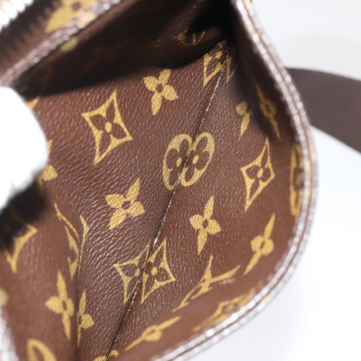 Louis Vuitton Geronimos, Brown, Canvas, clutch