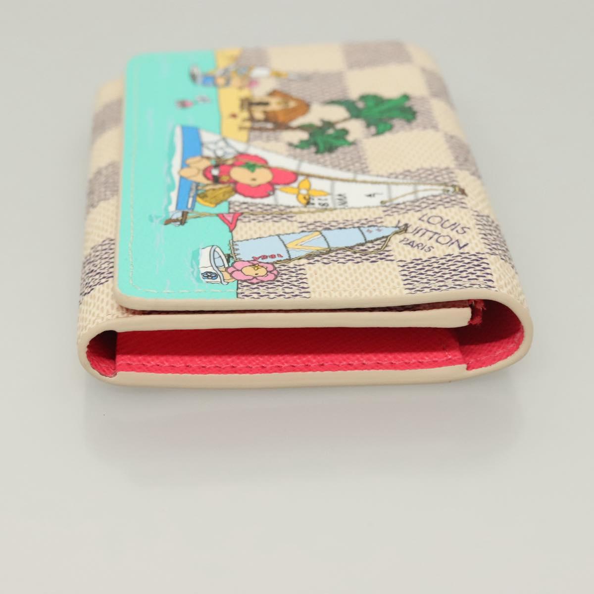 Louis Vuitton Rosalie, White, Canvas, wallet