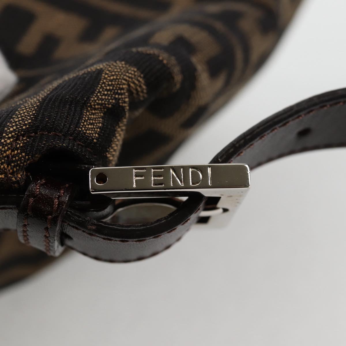 Fendi Mamma Baguette, Black, Canvas, shoulder