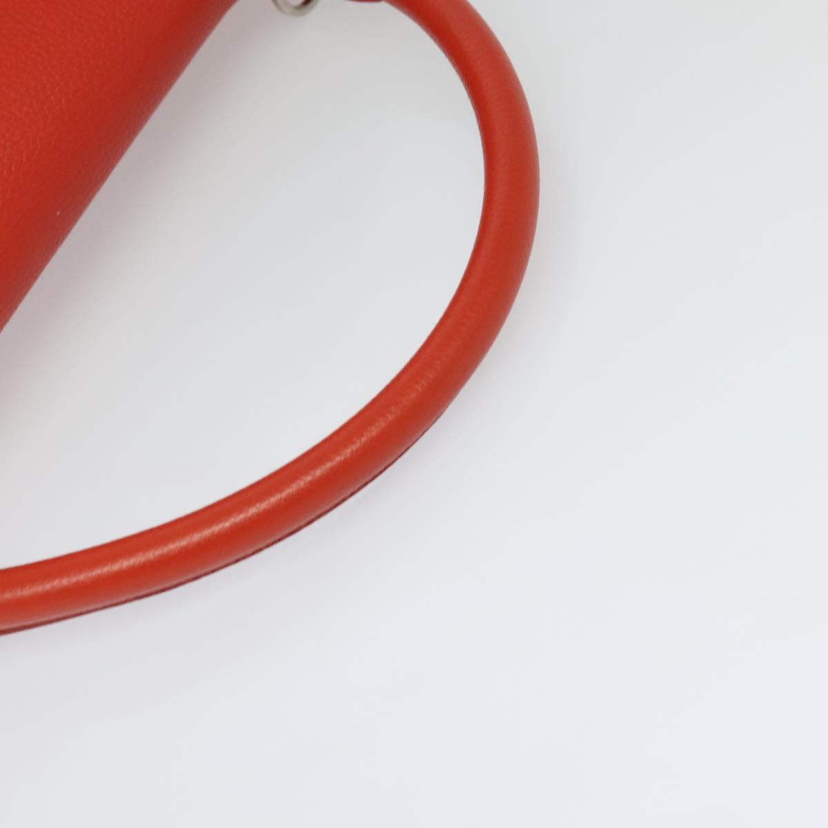 Céline Trapèze, Red, Leather, handbag