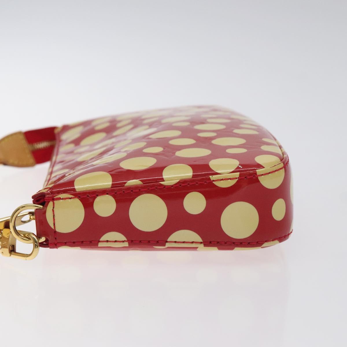 Louis Vuitton Pochette Accessoire, Red, Patent Leather, clutch