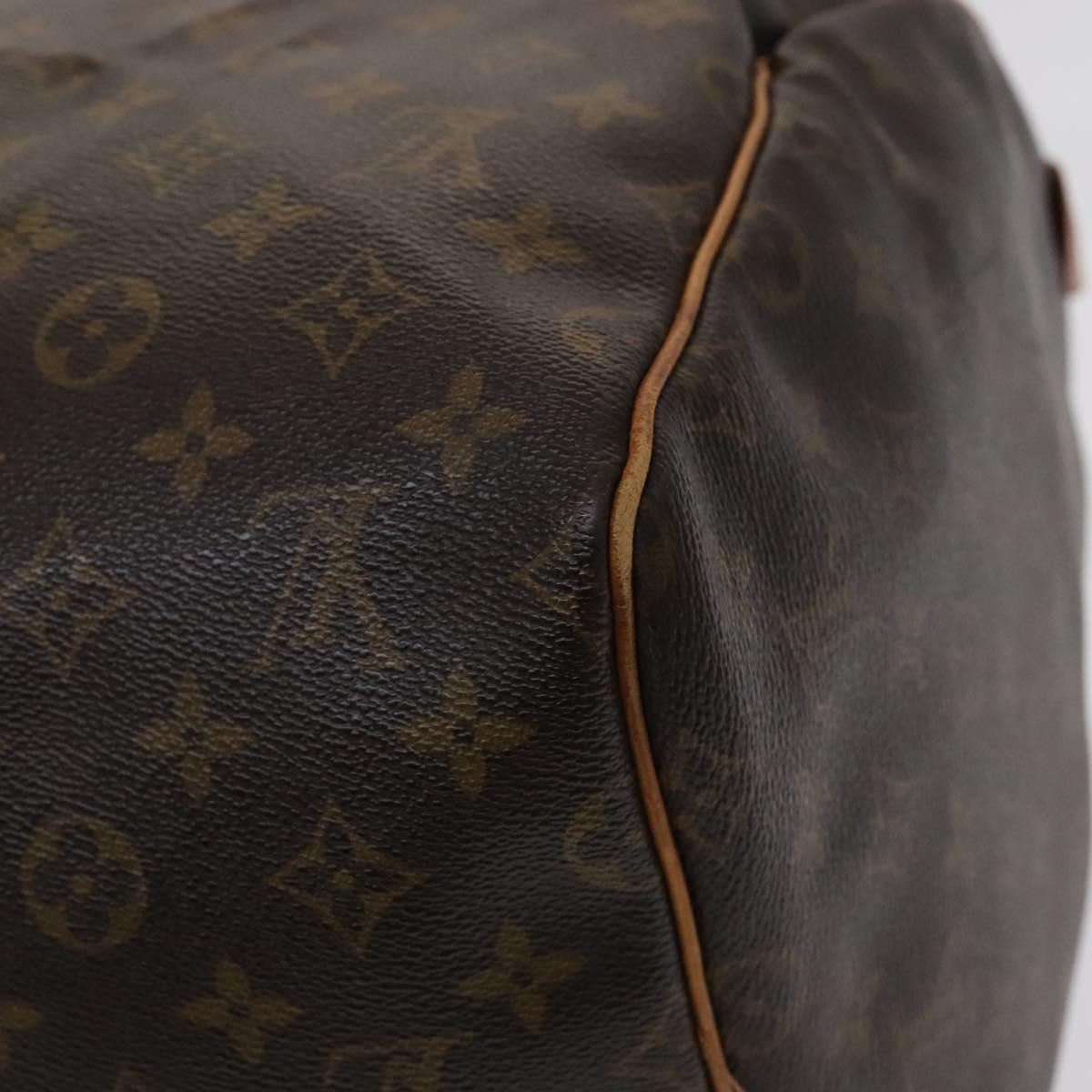 Louis Vuitton Keepall 55, Brown, Canvas, travel