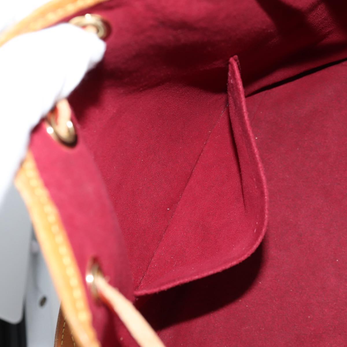 Louis Vuitton Petit Noé, White, Canvas, shoulder