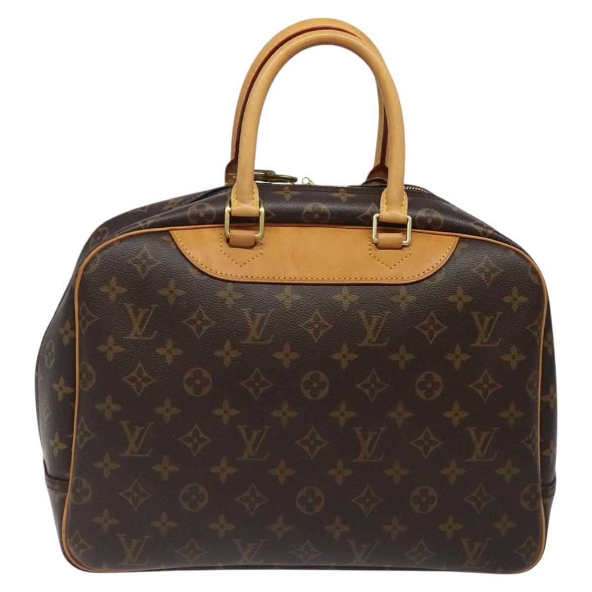 Louis Vuitton Deauville, Brown, Canvas, handbag