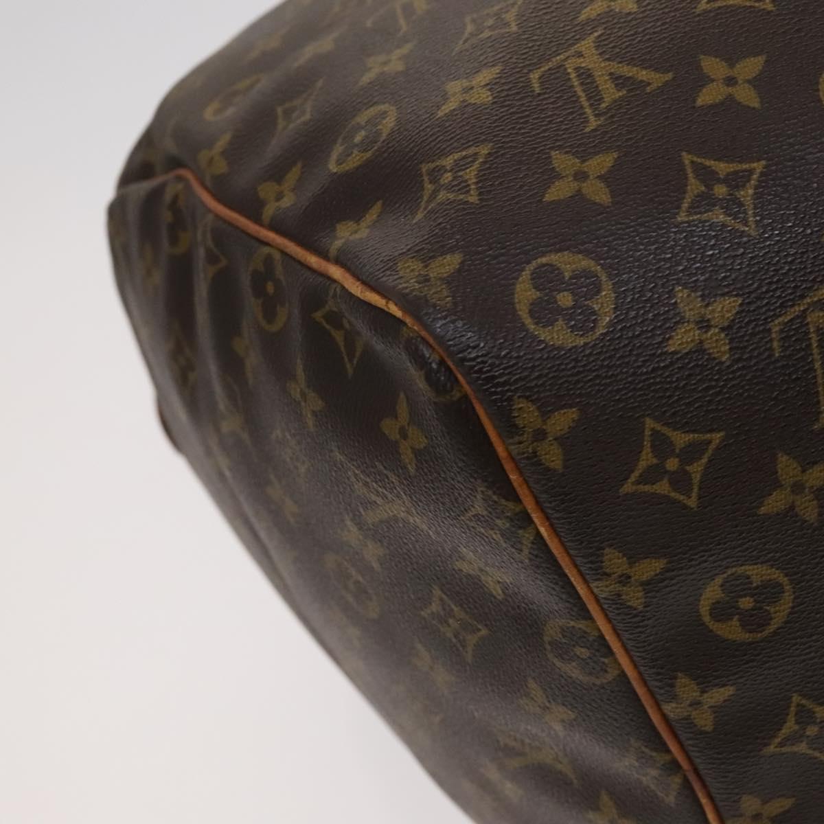 Louis Vuitton Keepall 60, Brown, Canvas, travel