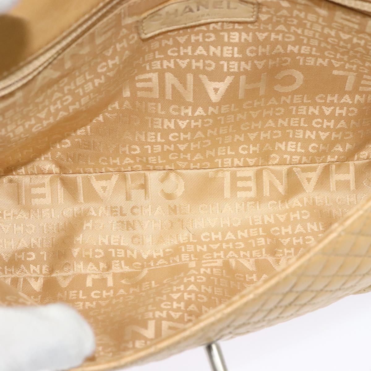 Chanel Bubble Quilt, Beige, Leather, shoulder