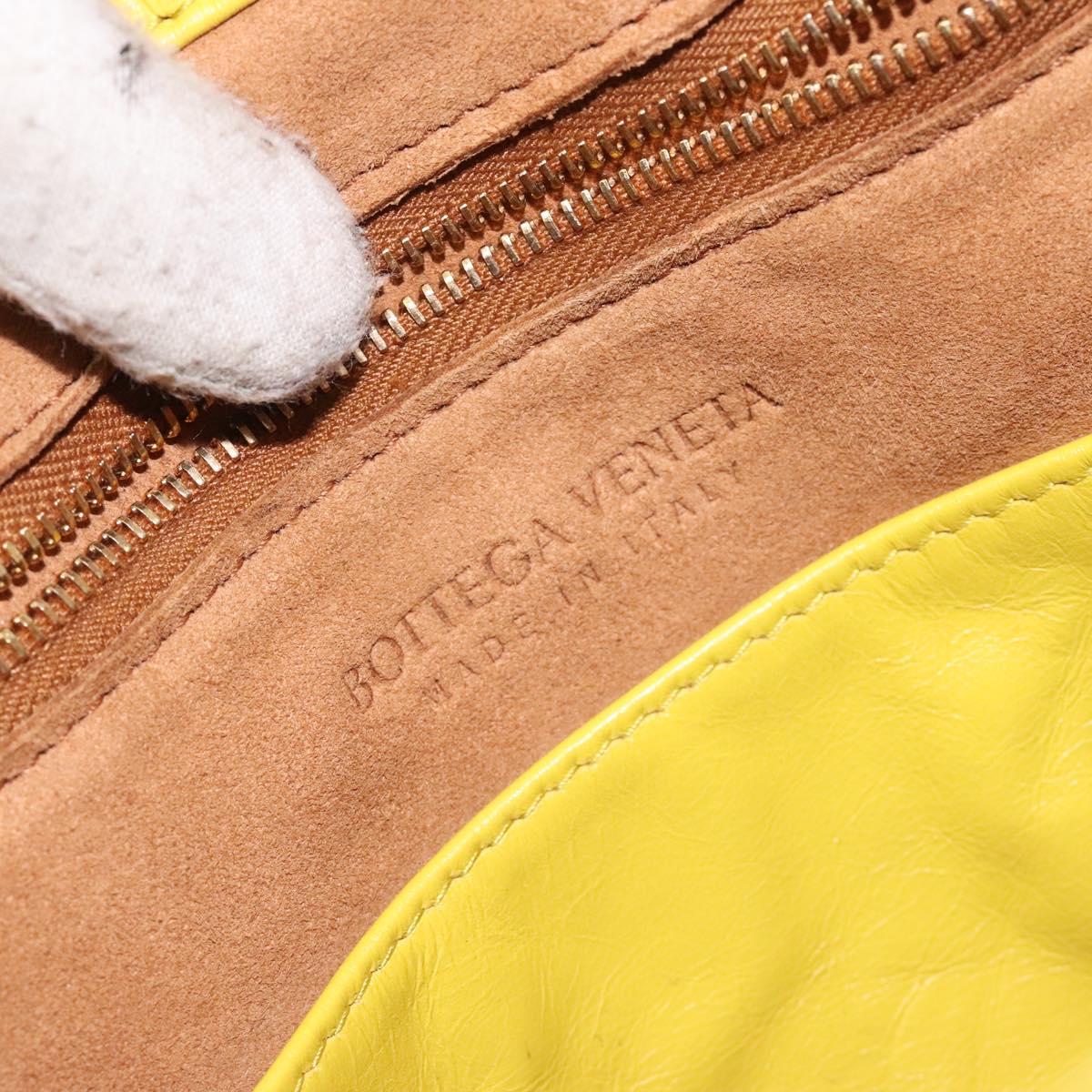 Bottega Veneta Arco, Yellow, Leather, shoulder