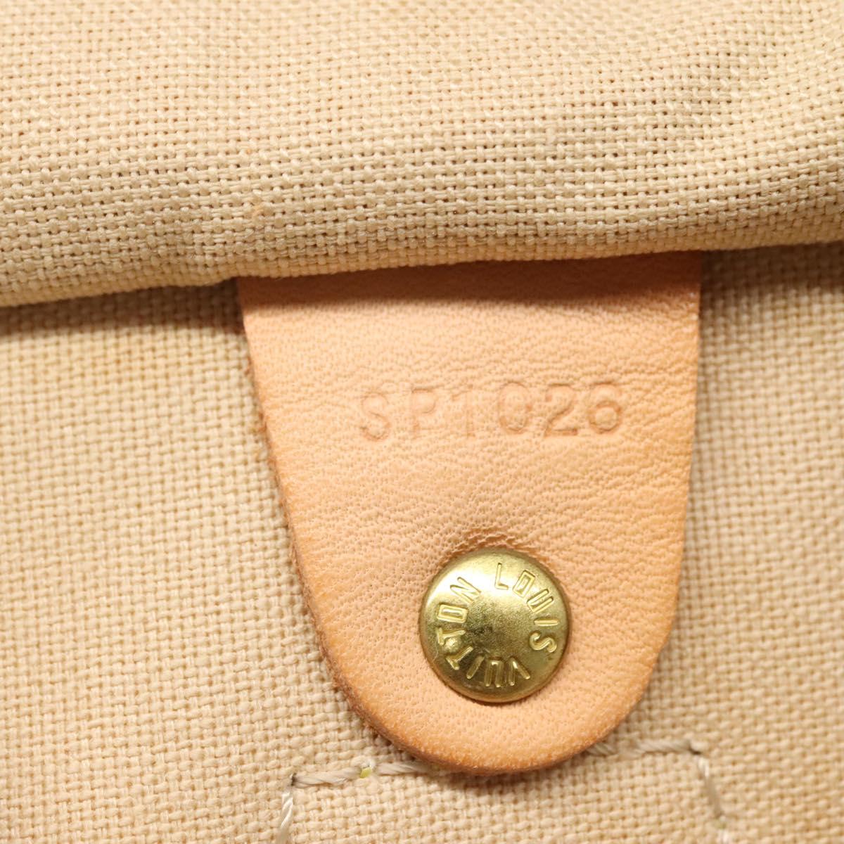 Louis Vuitton Speedy 30, Beige, Canvas, handbag