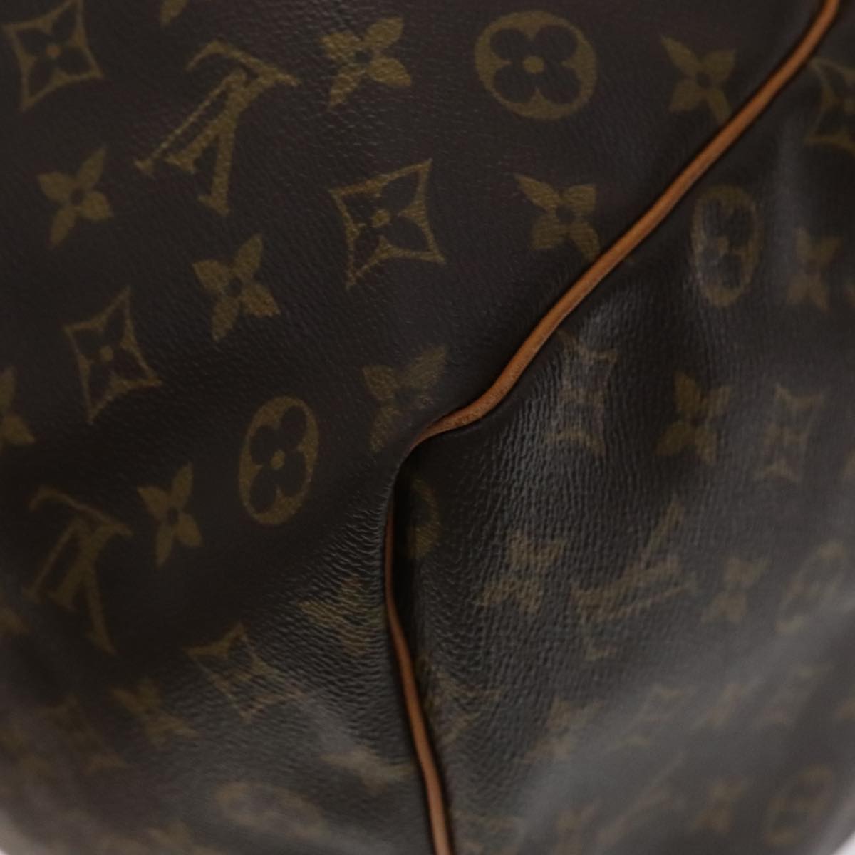 Louis Vuitton Keepall 60, Brown, Canvas, travel