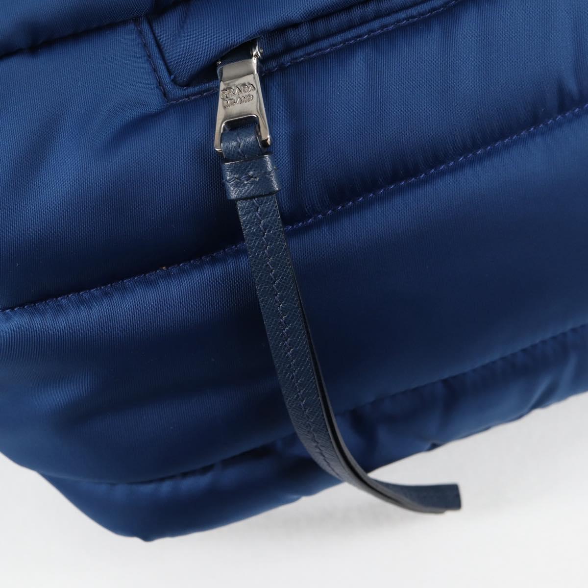 Prada Re-Nylon, Blue, NYLON, handbag