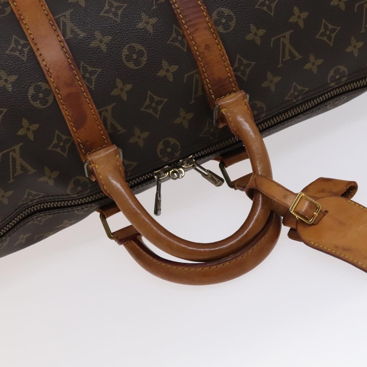 Louis Vuitton Keepall 45, Brown, Canvas, travel