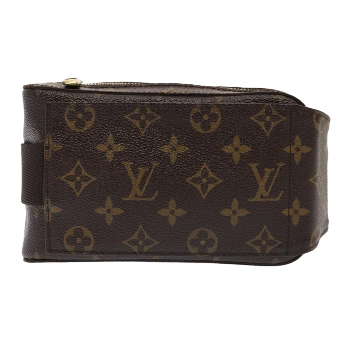 Louis Vuitton Geronimos, Brown, Canvas, clutch