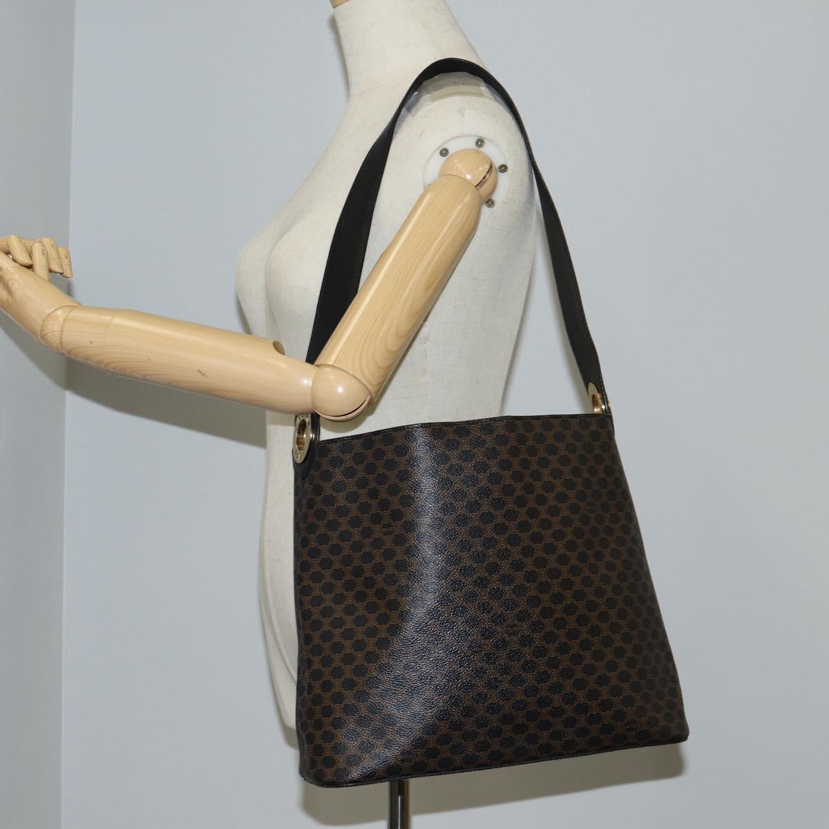 Céline Hobo, Black, Canvas, shoulder