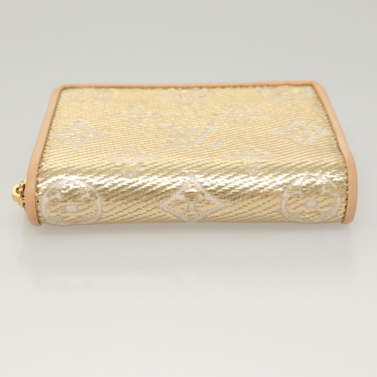 Louis Vuitton Zippy coin purse, Gold, Canvas, wallet