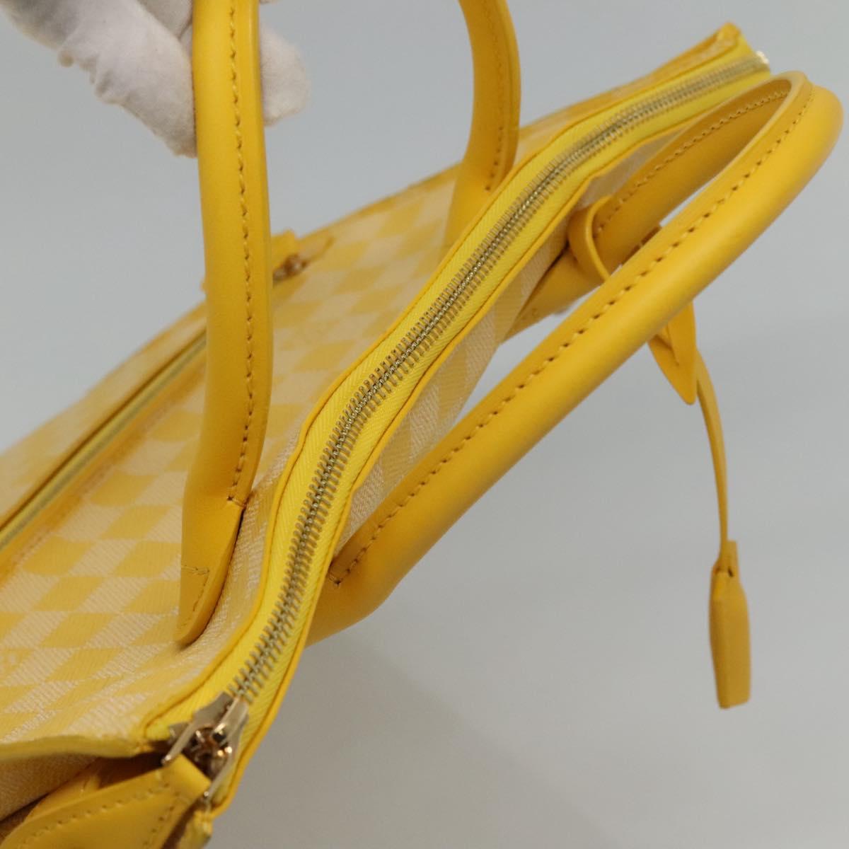 Louis Vuitton, Yellow, Canvas, handbag