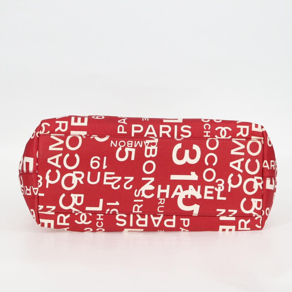 Chanel By sea, Red, Canvas, tote