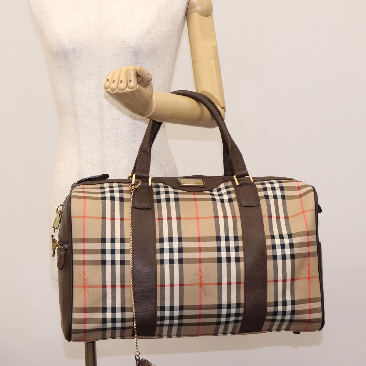 Burberry Haymarket, Beige, Canvas, travel