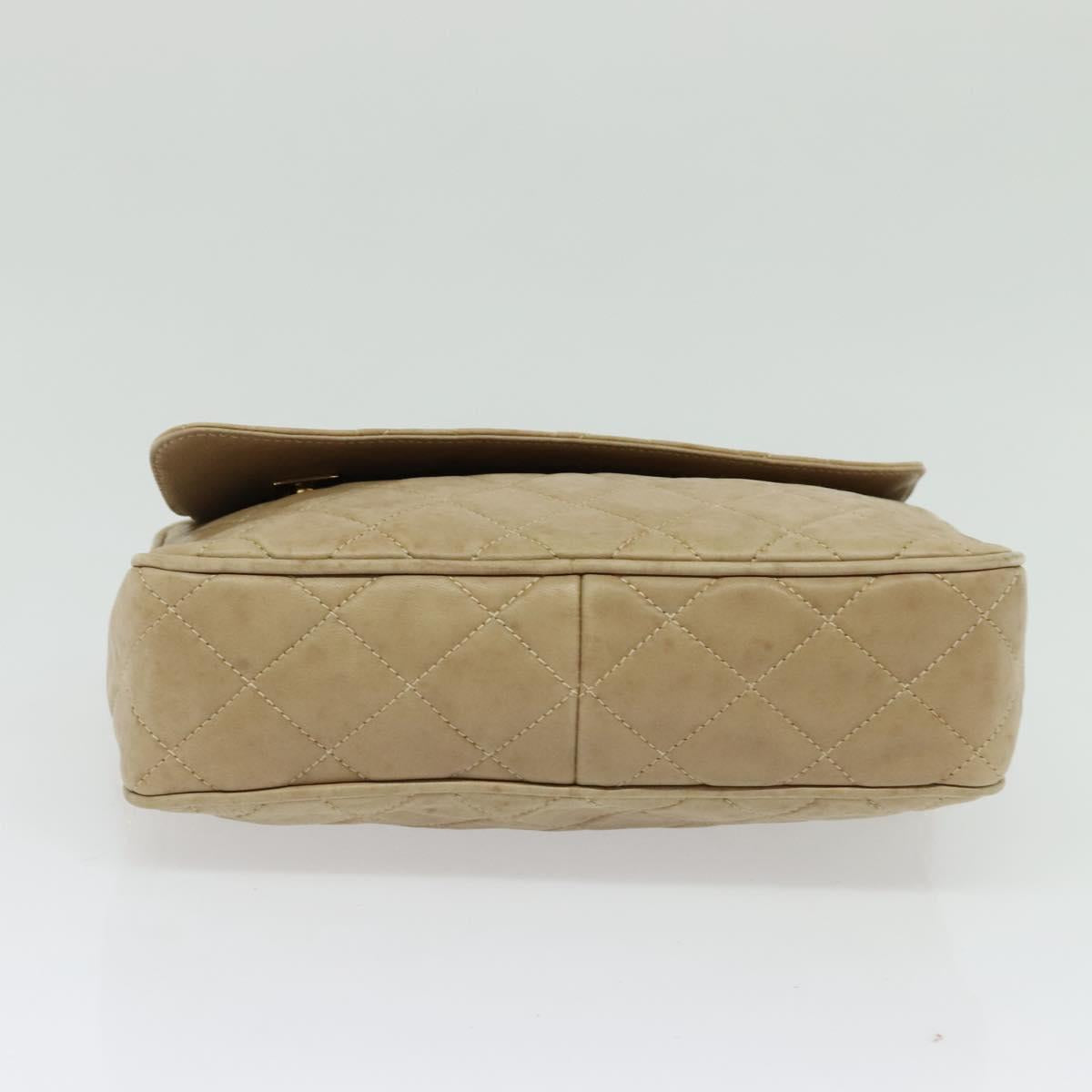Chanel Camera, Beige, Leather, shoulder