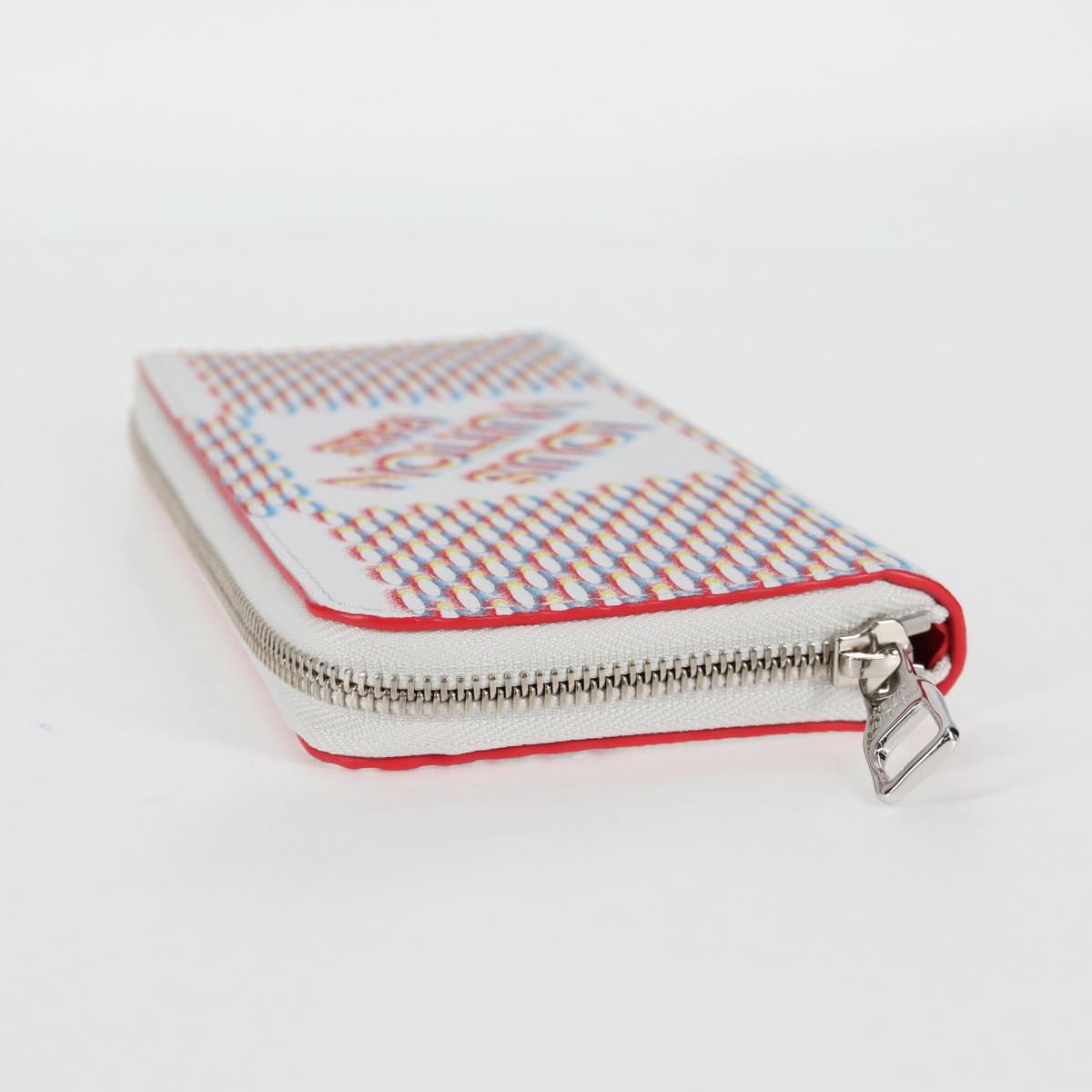 Louis Vuitton Zippy Wallet Vertical, White, Leather, wallet