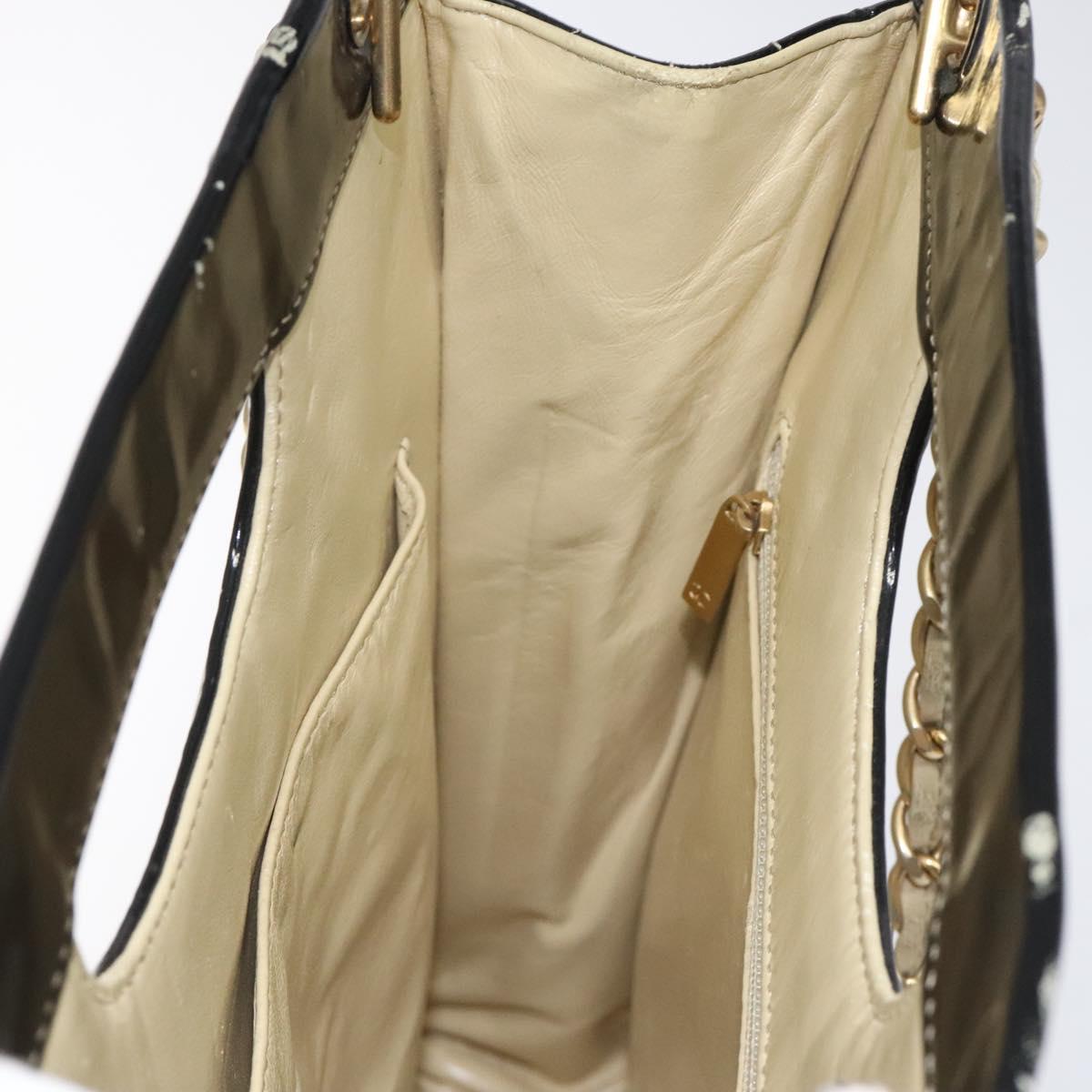 Chanel Chocolate bar, White, Leather, tote