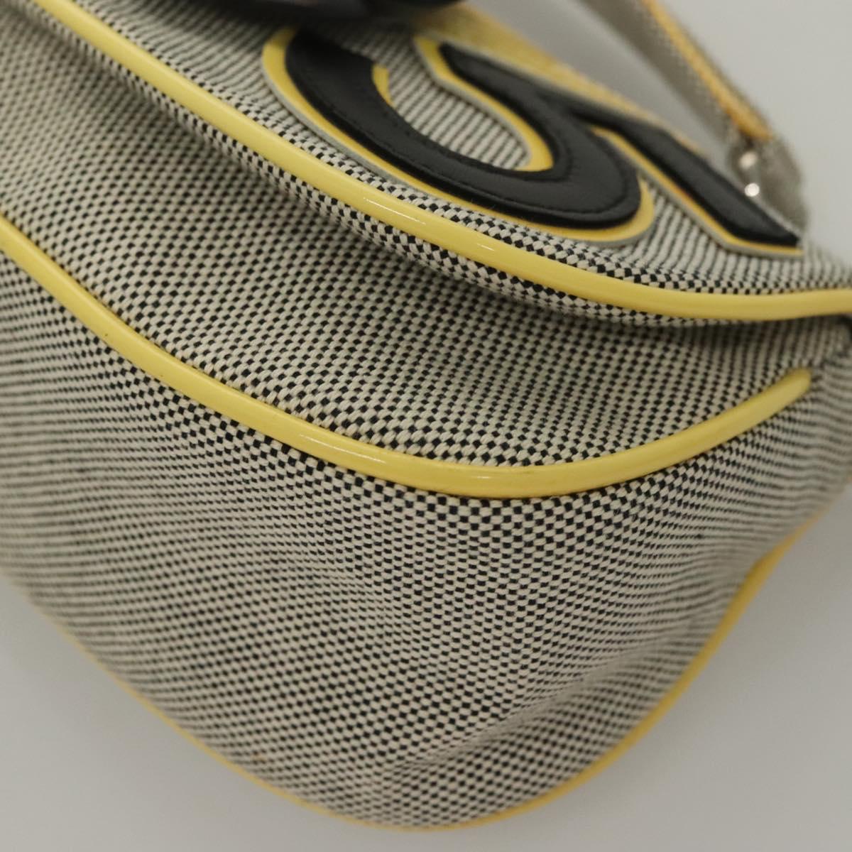 Chanel Camellia, Grey, Canvas, clutch