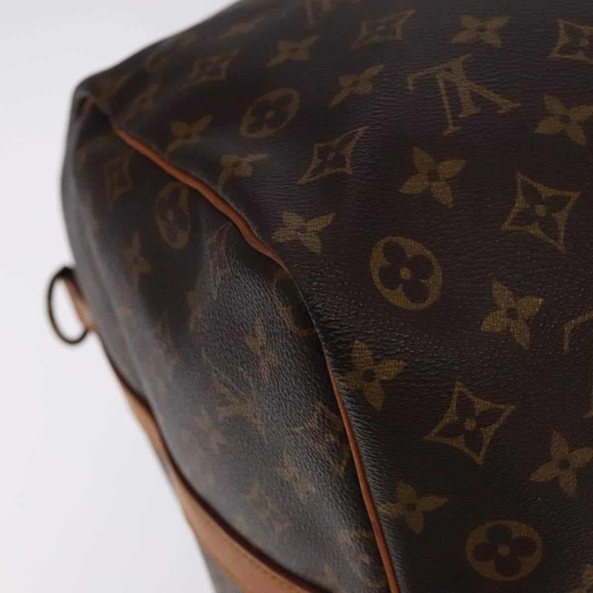 Louis Vuitton Keepall Bandoulière 60, Brown, Canvas, travel