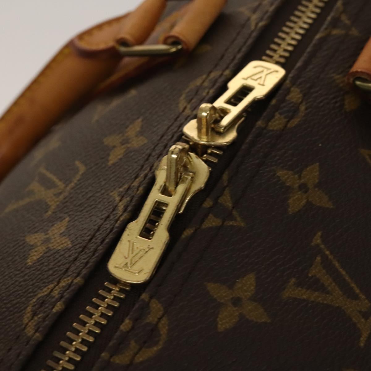 Louis Vuitton Keepall 55, Brown, "CANVAS, LEATHER", travel